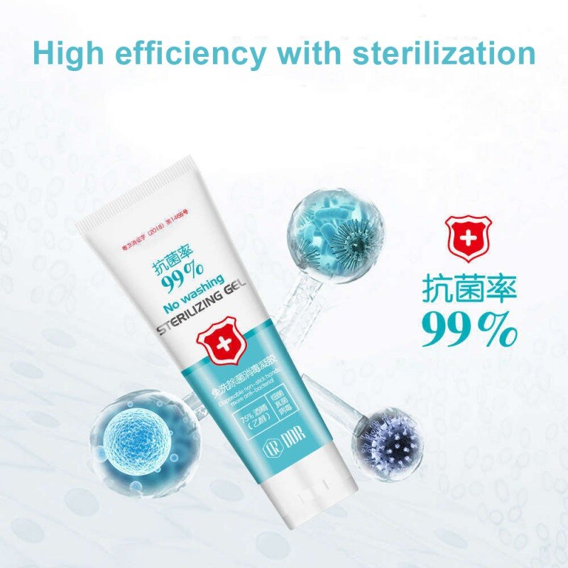 70ml Portable High-efficiency Hand Sanitizer Disposable Household Hand Sanitizer Gel Disposable Hands-Free Water for household
