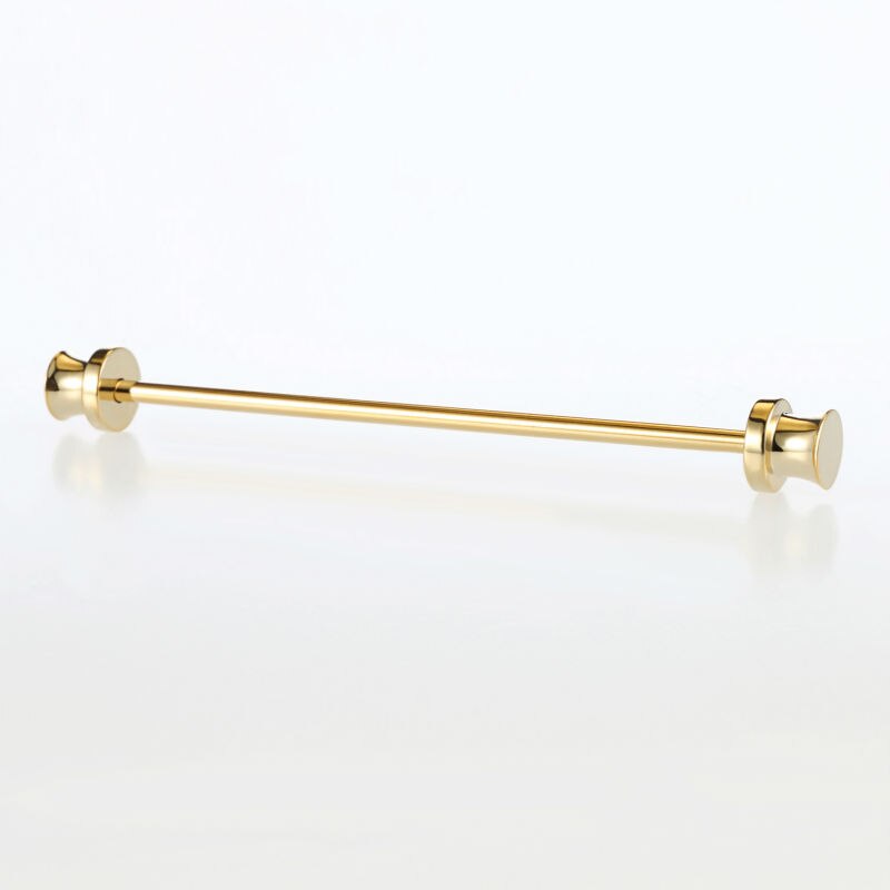 9 Stil herren Edelstahl Gold Kragen Pin 6cm Brosche Krawatte Kragen Pin Runde Kopf für dünne Krawatte Hemd Mit Kragen