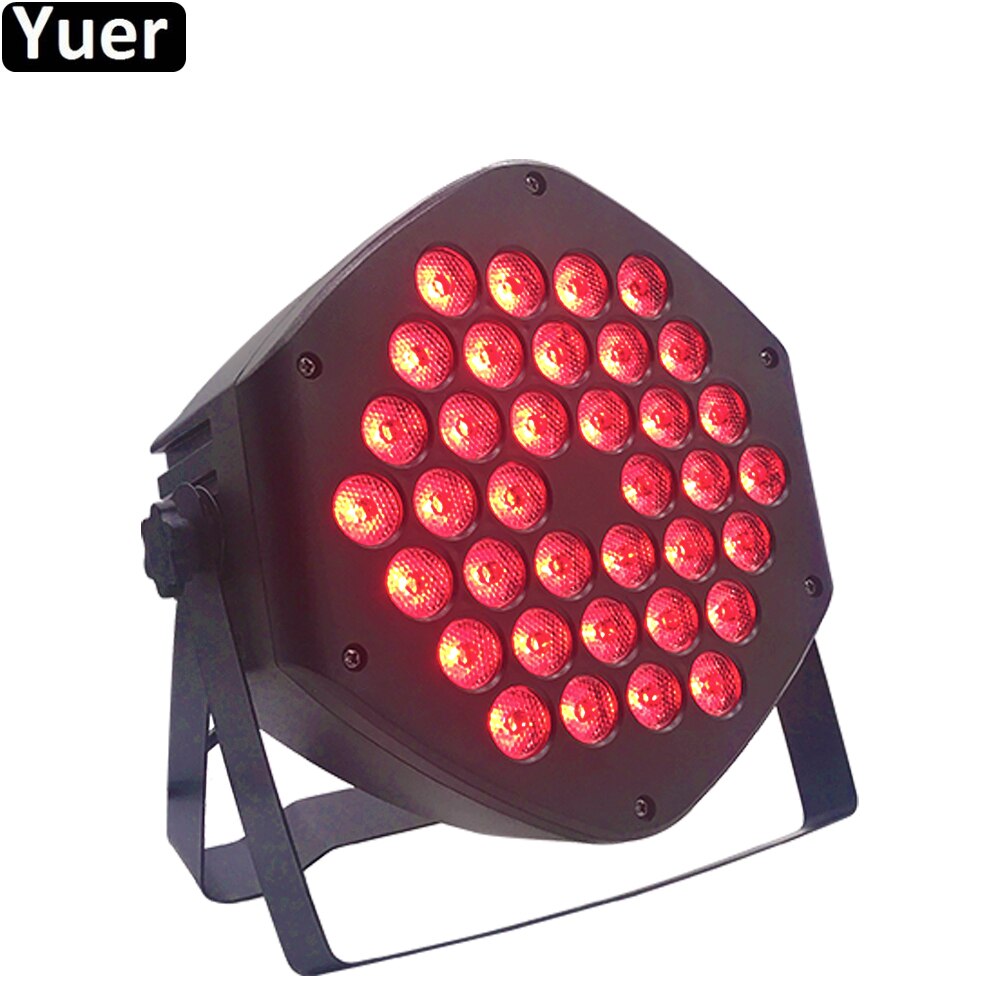 ledet par lys 36 x 3w rgbw strobe lys rgb 3 i 1 ledet dj vask diskotek lys dmx 512 effekt til liten paty parti bar scene belysning: 36 x 3w / oss støpsel