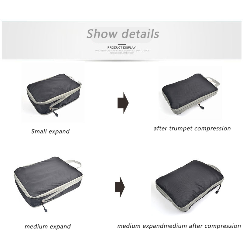 Reise Lagerung Tasche Kompressible Verpackung Für Einfache Lagerung dauerhaft Kleidung Würfel Große Kapazität Nylon Tasche Für Kleidung Lagerung