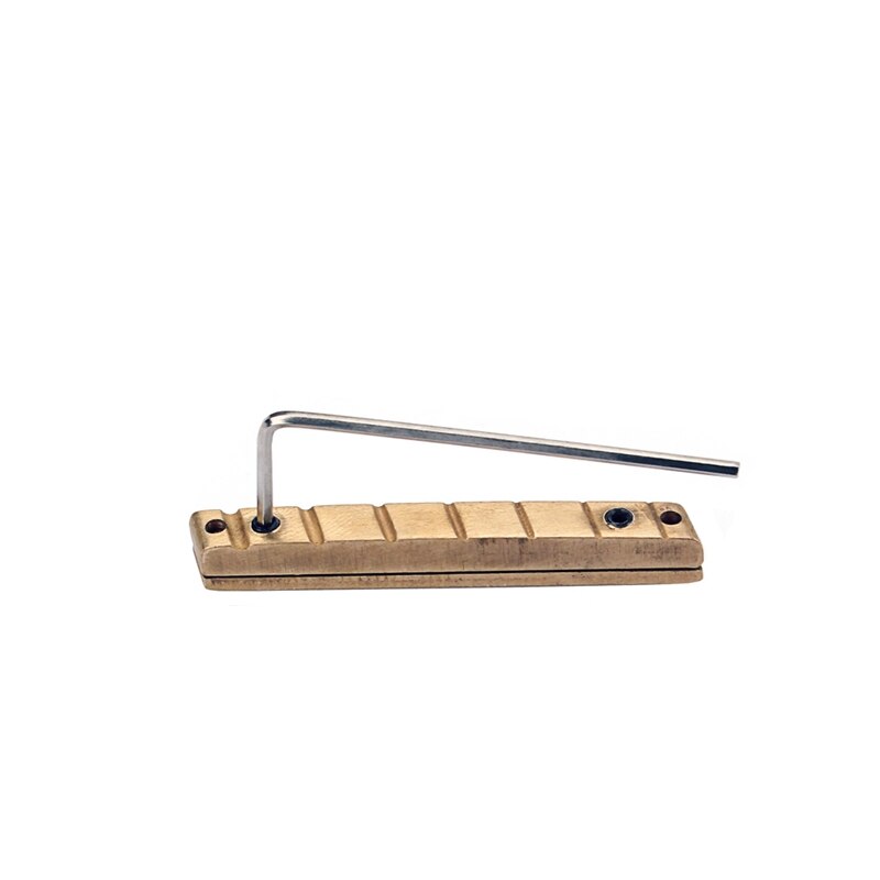 Guitar Parts 50mm Guitar Brass Bridge Nut For 7 String