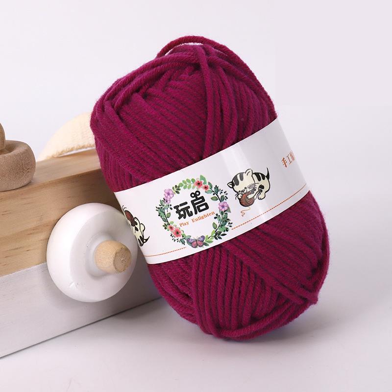 25g Baby Milch Baumwollgarn zum Handstricken Häkelgarn DIY Linie zum betroffen weicher Faden DIY Amigurumi zur Seite fahren Puppe
