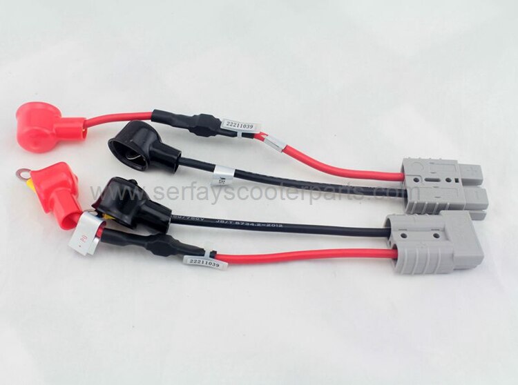 Battery Wire Harness with 50Amp Connector with fuse for The Sunrise mobility scooter S400/S425/S700 assembly OEM