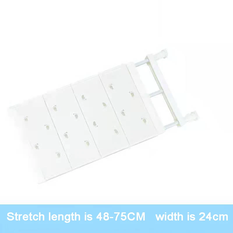 Adjustable Wardrobe Storage Shelves Clothing Closet Shelf Wall Mounted Rack for Bathroom Kitchen Cabinet Shelves Home Organizer: Red