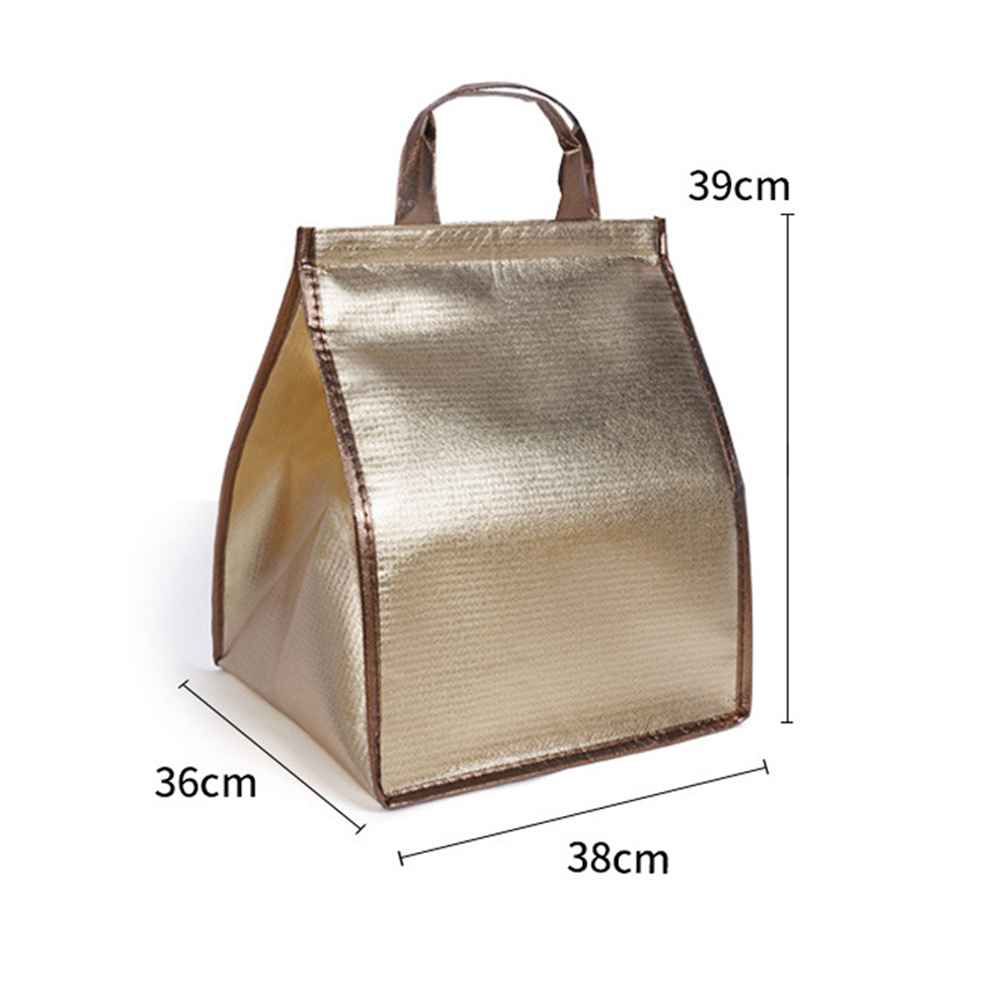 1PC Foldable Multifunction Cake Insulation Bag Waterproof Aluminum Foil Cooler Bag Thermal Box Home kitchen Bag
