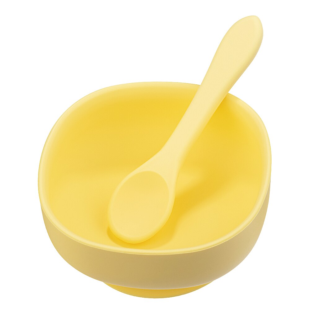 1pc baby leervoedingsboog zuigkom set babybord kinderen peuter training servies bpa-vrij siliconen kom: Bbc 041-2
