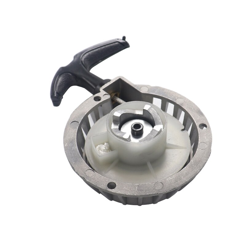 Mini tirador de aleación de plata, arranque de retroceso, parte de arranque, ajuste para ATV 49CC, bolsillo, bicicleta Minimoto Quad