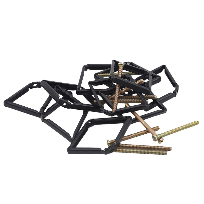 1 Set (6pcs) Switch Socket Cassette Screws Support Rod Wall Mount Switch Box Repair Electrical Accessories Tool