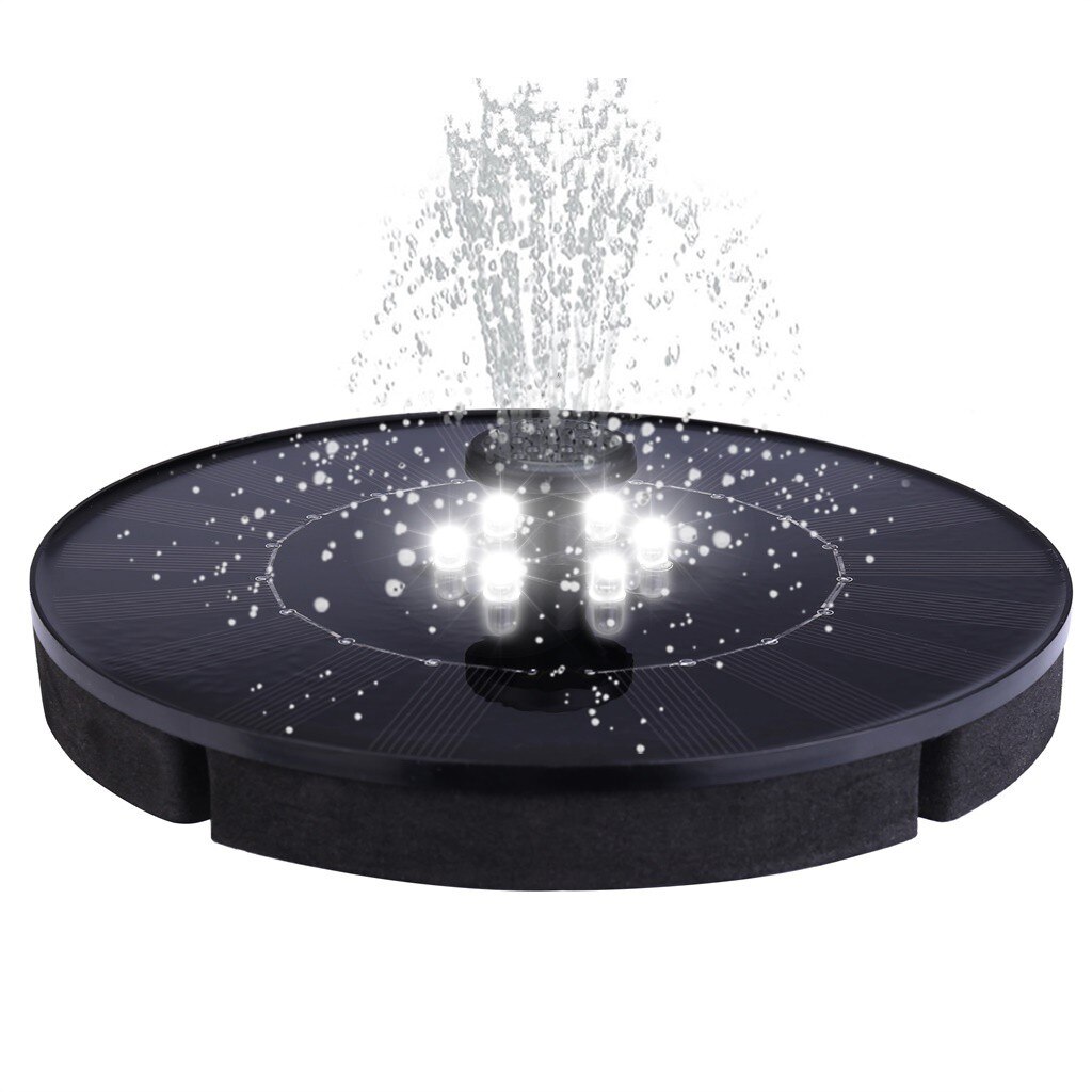 Led Solar Fontein Pomp 5V Vogelbad Power Pomp Drijvende Zonne-energie Fontein Drijvende Vijver Tuin Patio Decor J60