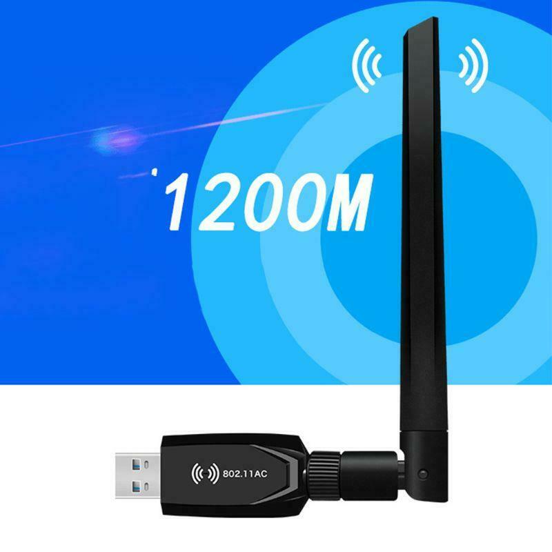 1200 mb/s adapter Wifi 2.4G/5G USB 3.0 dwuzakresowy bezprzewodowy karta sieciowa dla PC