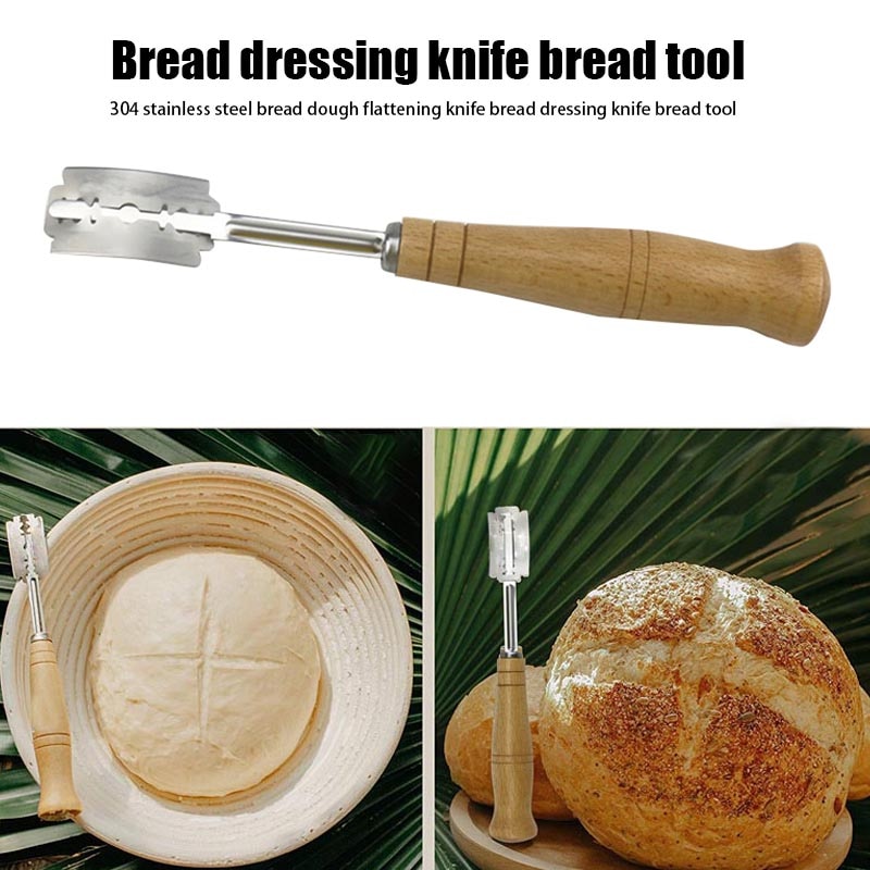 Brödbagare halta skärverktyg degtillverkning tillbehör till rakkniv specialbröd böjd machete för bakning  pi669