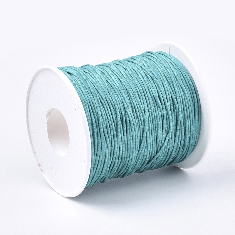 100 yards 1 mm gewaxt katoenen koord, wit gewaxt string wax draad kralen koord voor armband ketting sieraden maken crafting: Koper