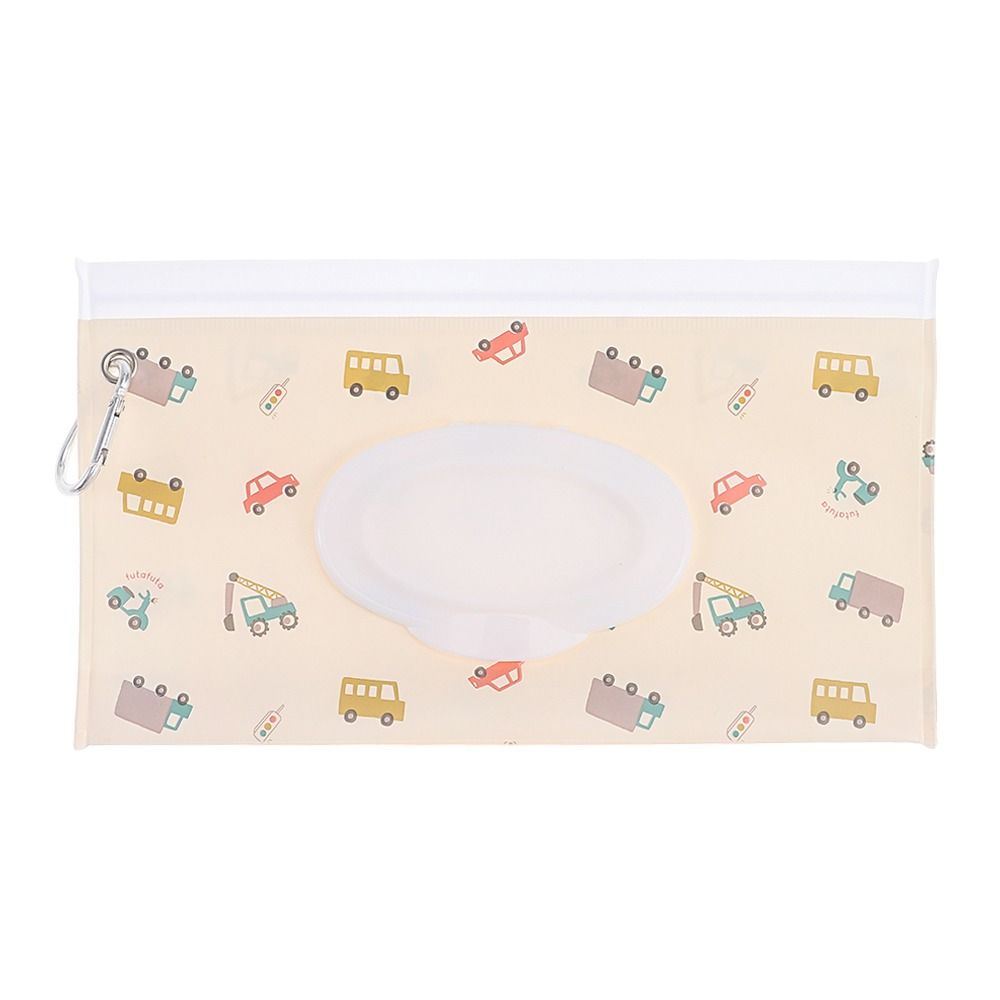Eva Baby Nat Doekje Draagbare Gesp Doekjes Houder Case Flip Cover Snap-Strap Herbruikbare Navulbare Natte Doekje Buitensue Doos: Rood