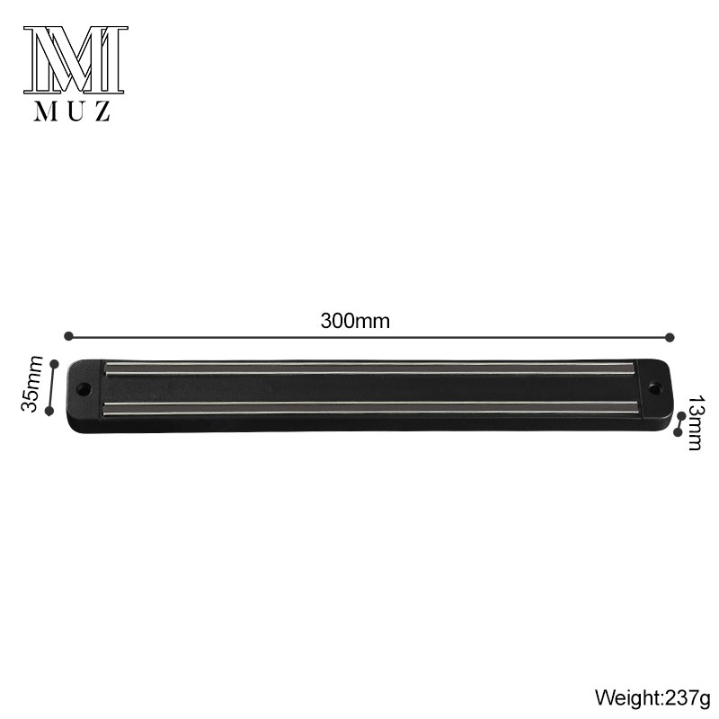 18 tommer 45cm magnetisk knivholder lengde magnet veggfeste knivstativ rustfritt stål 304 magnet kniver blokk kjøkkenkniv verktøy: 11.5 tommer