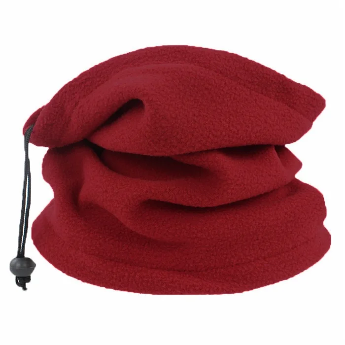 Bufanda de tubo de cuello a prueba de viento para hombre y mujer, pañuelo cálido de lana para invierno, máscara de media cara, ciclismo, deporte de esquí, Camping, senderismo: Morado