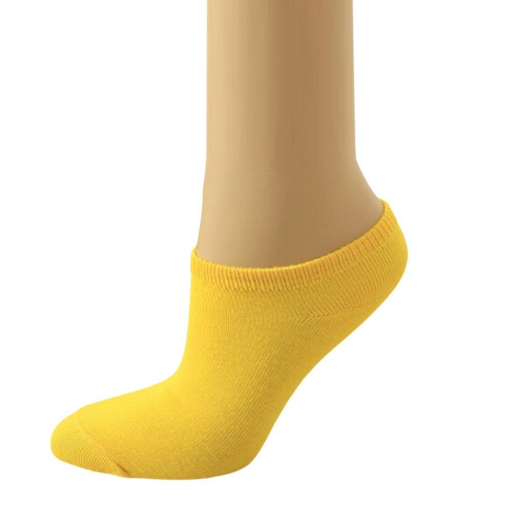 1 Pairs winter Womens Girls Leuke Solid Candy Kleur Grappige Microfiber Laag Uitgesneden Sokjes