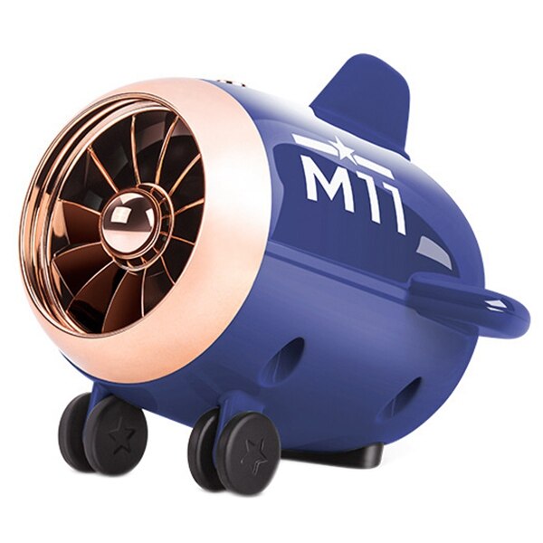 Petit Avion Haut-Parleur Intelligent Extérieur Subwoofer Bluetooth Portable Petit Canon D'acier: Blue