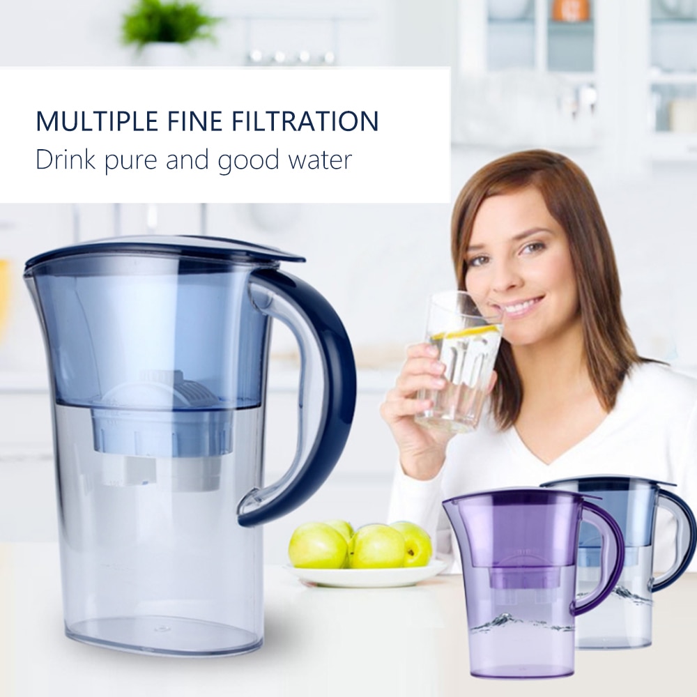 Vattenfilter kanna vattenkokare med påfyllning filterpatron aktivt kol vattenkokare hemmakontor drinkware purifier