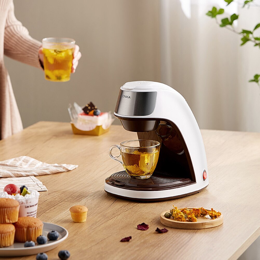 Home Office Special American Coffee Machine Automatic Dripping Coffee Maker Brew Tea Coffee Powder Free Ceramic Coffee Machine