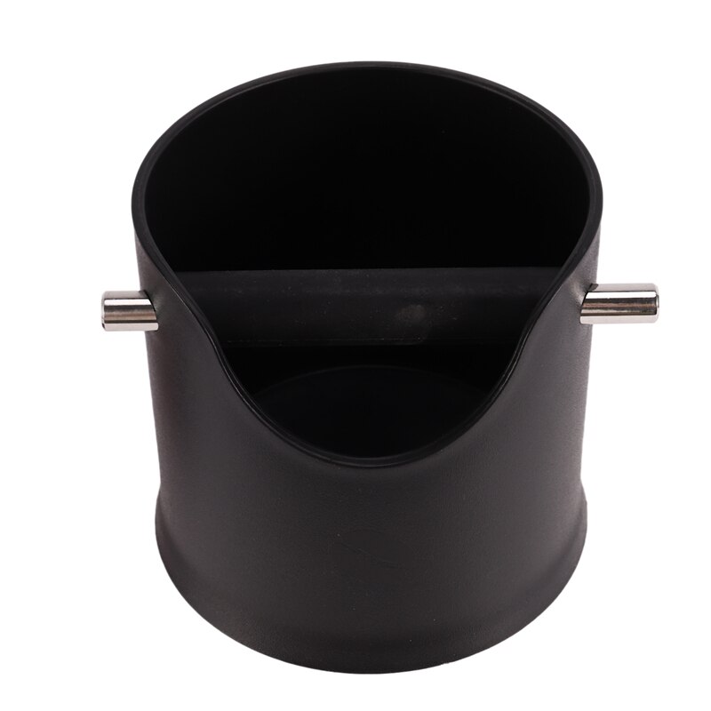 Coffee Knock Box Stainless Steel/ABS Espresso Grounds Waste Bin for Barista Cafe Residue Container Accessories: Default Title