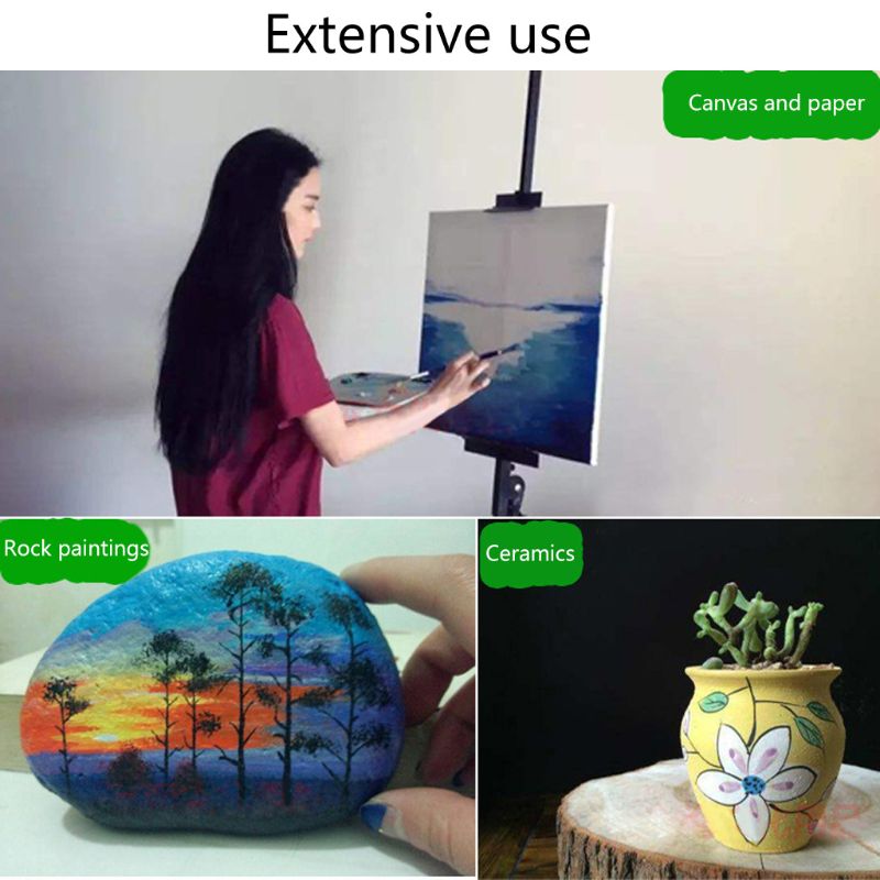 12 Colors 12ML Tube Acrylic Paint set Art Painting Drawing Tools For Kids DIY