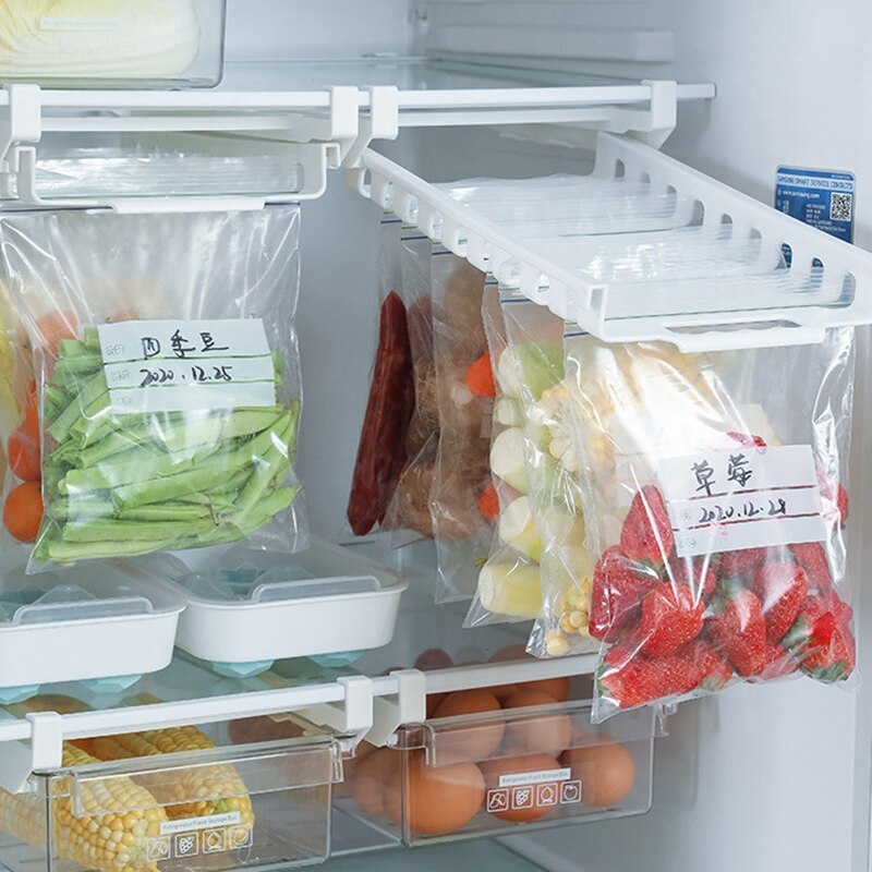 10Pcs Peva Voedsel Zak Vriezer Stand Up Voedsel Opbergtas Siliconen Tas Lekvrij Top Keuken Organizer Verse Shut Tassen bpa Gratis