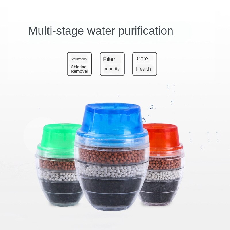 Water Purifier Activated Carbon 5-layer Filter Faucet Tap Filter Tap water Clean Home Improvement