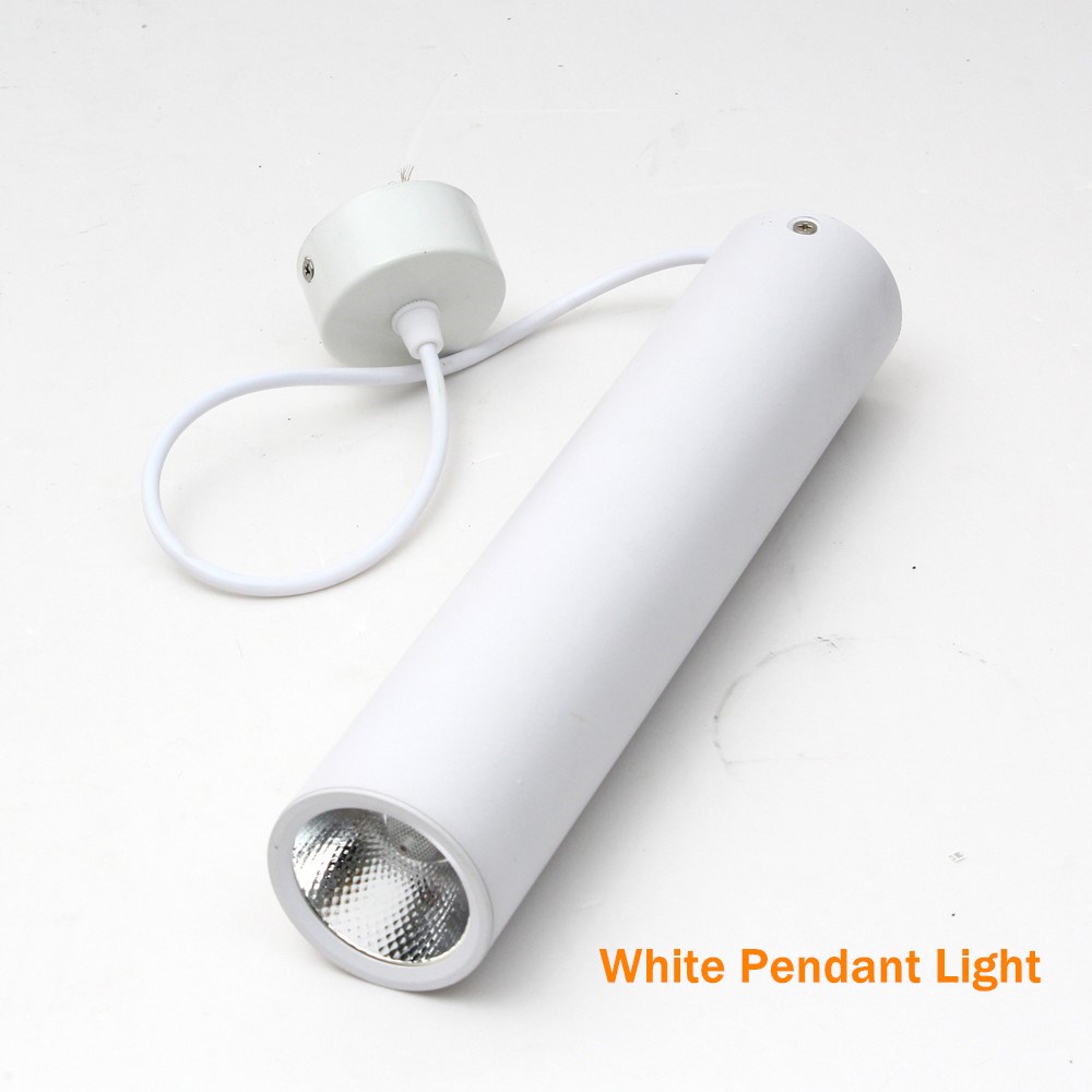 Luz Spot de Tubo Longo Dimmable, Lâmpada pingente de teto, Iluminação suspensa para Home Store, Luzes modernas, Lâmpada LED Track, 5W: vermelho-escuro / Bege