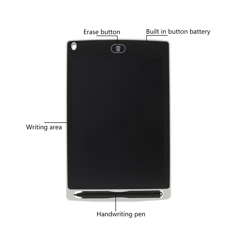 CHUYI 8.5&quot; LCD Drawing Tablet Digital Graphics Handwriting Board Writing Record Notes Touch Pad With Stylus Pen For Kids