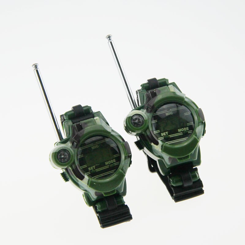 Walkie Talkies de juguete, 1 par de relojes, Walkie Talkie 7 en 1, reloj para niños con Radio Interfono para exteriores, juguete para Chirlden -17 NSV7