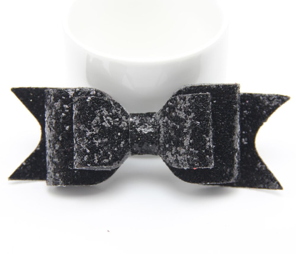 Blass Gold funkeln Bogen Haar Clip für Mädchen und Frauen Barrettes Pailletten Mädchen Bogen Clip Haar Stift Luxus Mädchen Haarnadel haar Zubehör