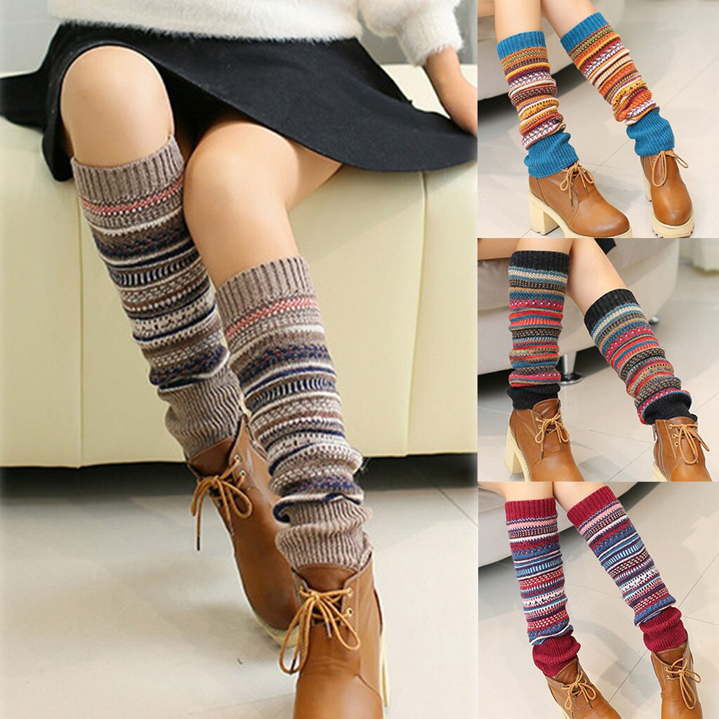 Girls Ladies Women Socks Thigh High Over The Knee Socks Long Solid Stockings Warm Harajuku Cute Thigh High Socks Medias