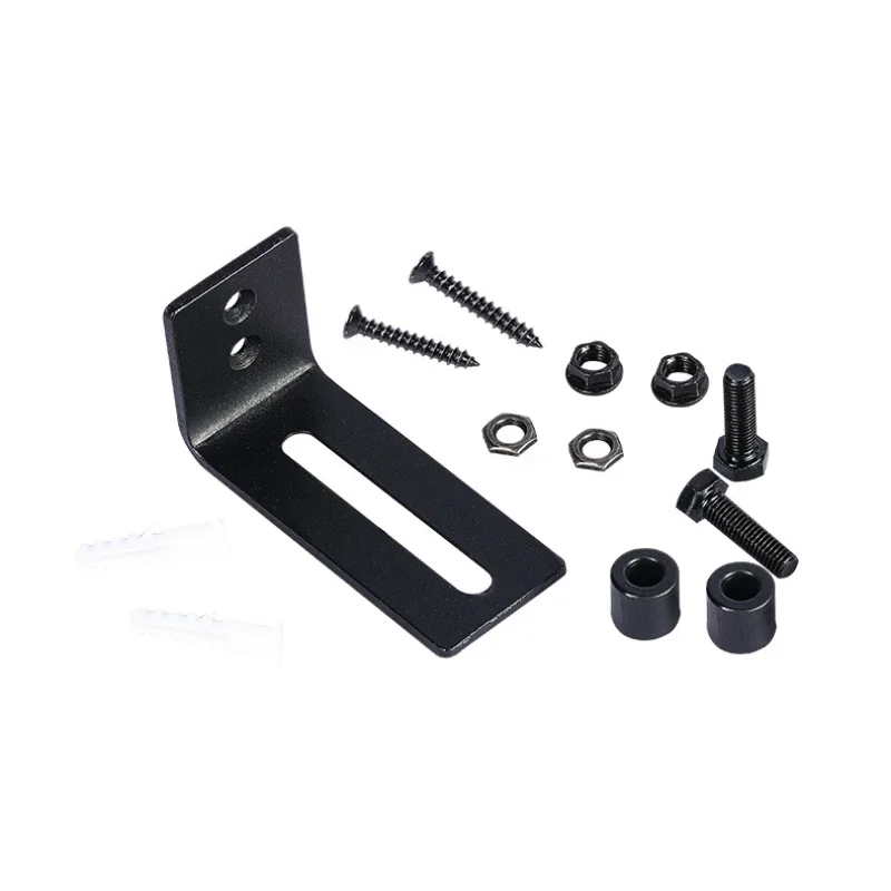 Heavy Duty Sliding Barn Door Floor Guide,Adjustable Roller,Wall Mount System,Flush Bottom Double Roller Bearing