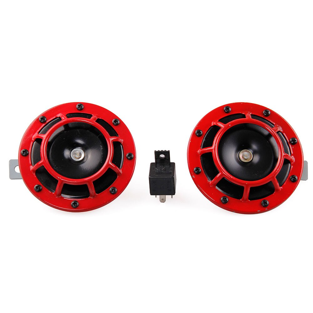 Hella-klaxon de voiture puissant | , 2 pièces 12V 115DB, haut-parleur de voiture, haut-parleur de souffle électrique Compact, pour moto voiture