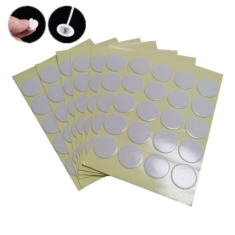 100pc Candle Wick Stickers Candle Making Sticker Heat Resistance Double-sided Stickers for Wax Fixed Candle DIY Film Stickers
