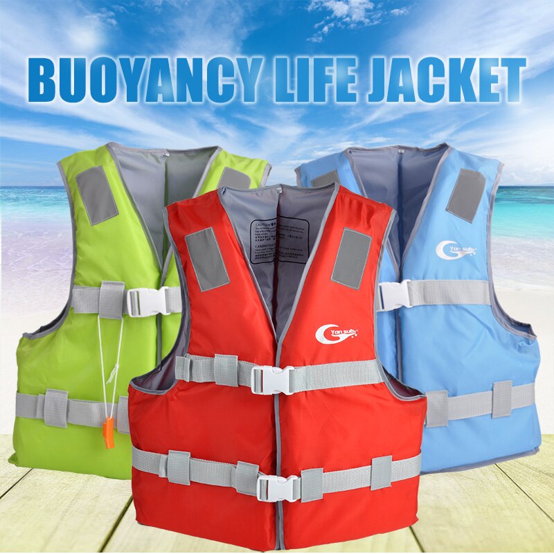 Yonsub Acqua Sicurezza E Prevenzione Nello Sport Uomini E Donne Giacca di Maglia di Pesca Fischietti Vita Giubbotti per Adulti di Nuoto in Barca a Vela