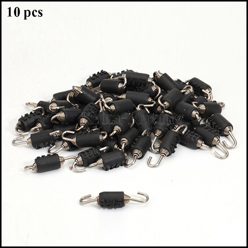 Universal de escape de la motocicleta Yoshimura primavera gancho moto accesorios para Scooter de acero inoxidable negro de silicona Springs ganchos: 10 pcs