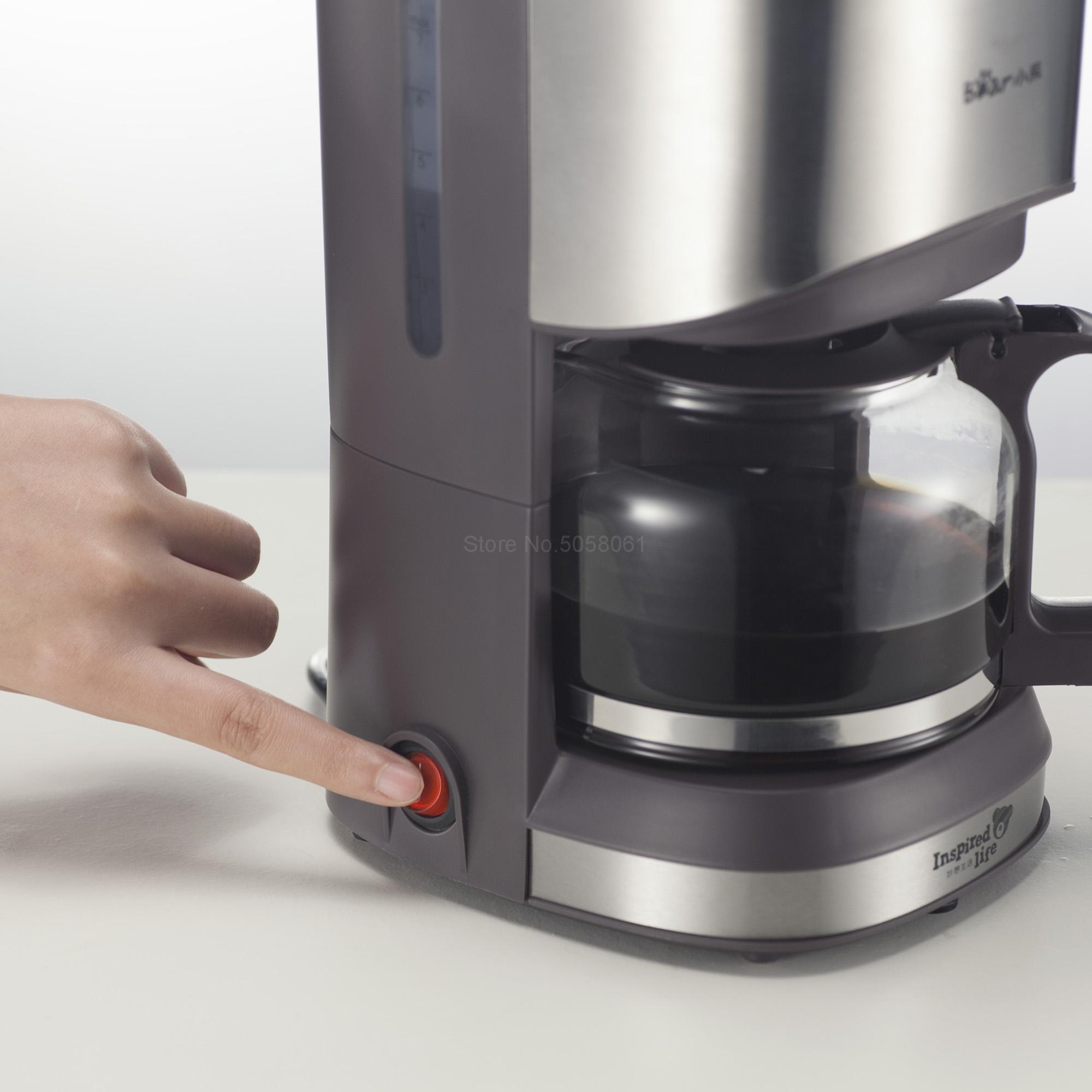 Amerikansk kaffemaskine husstand automatisk dryp kaffe kogt gryde type kontor lille kogegryde