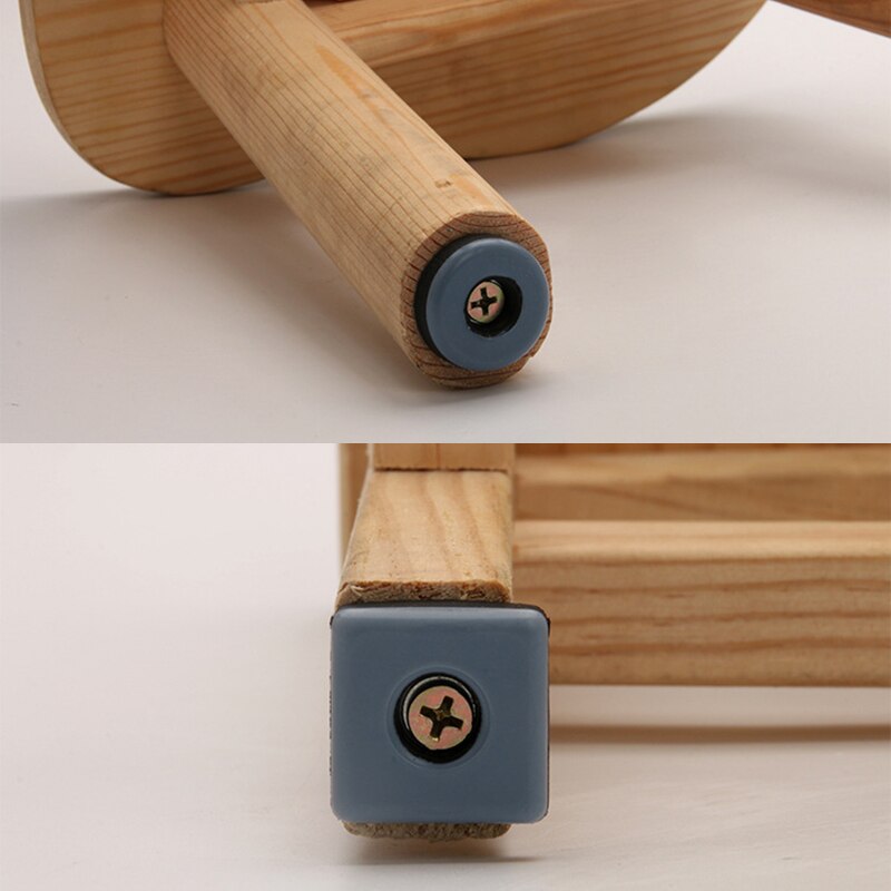 8 sztuk przezroczysta guma antypoślizgowa noga od krzesła czapki ochraniacze na nóżki sofa stóp obejmuje podłogowe nóżki robić mebli podkładka ochronna ze śrubami