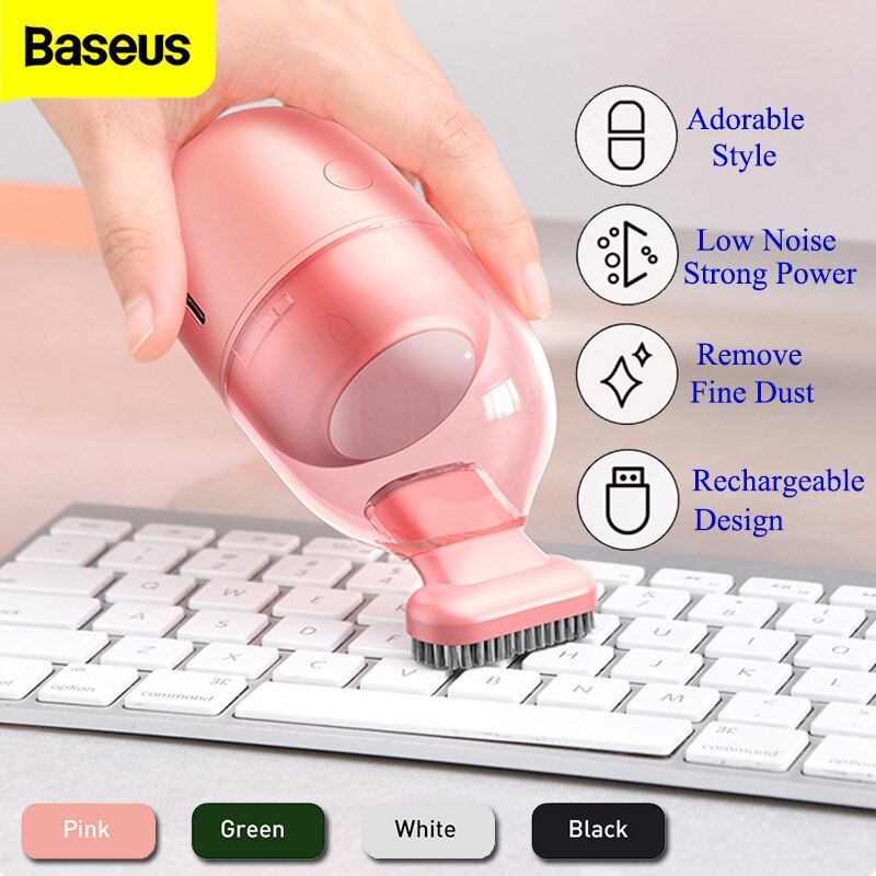 Baseus C2 Staubsauger Mini Schreibtisch Handheld Reiniger Tragbare Reinigung Werkzeug Für Laptop Tastatur Tisch Büro Staubsauger