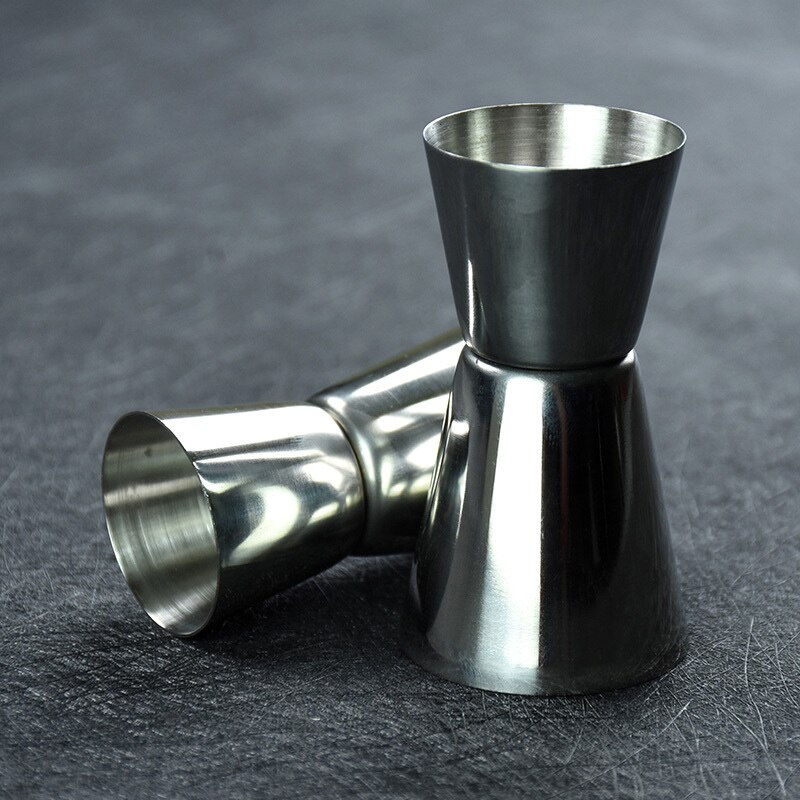 Dual shot drink sprit mått dubbel jigger cocktail shaker i rostfritt stål mått kopp bar kök prylar 15/30ml or 30/45ml