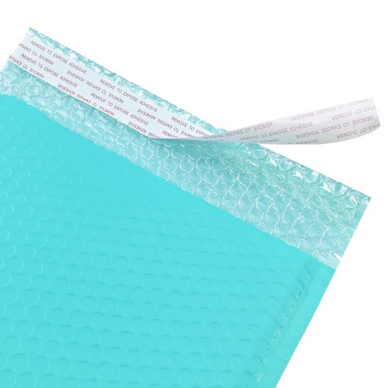 50Pcs Bubble Envelope Blue Plastic Padded Bubble Bags Self Seal Adhesive Bubble Mailer Postal Mailing Bags