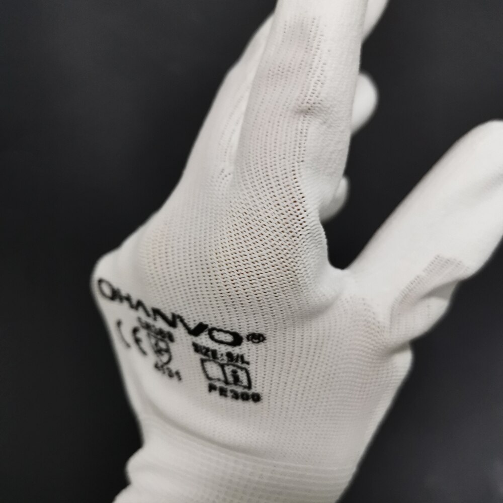 10 Pairs PU Nitrile Safety Coating Work Gloves Palm Coated Gloves Mechanic Working Gloves have CE Certificated EN388