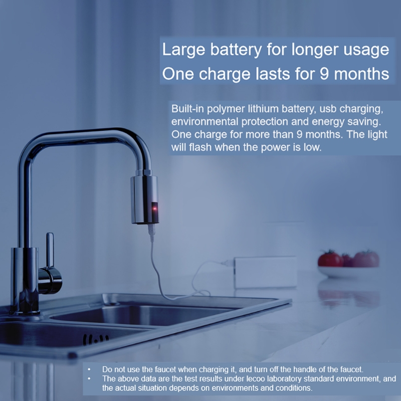 Adaptateur de capteur infrarouge de robinet Intelligent sans contact, économie d'eau d'évier, adaptateur de buse de robinets automatiques pour cuisine salle de bains