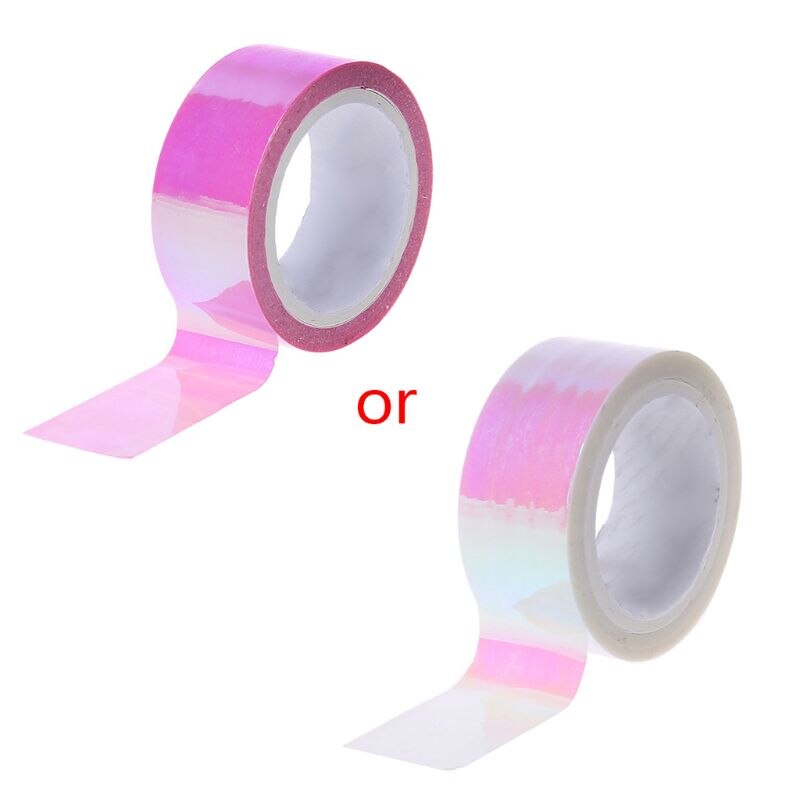 Ginástica rítmica decoração holográfica rg prismático glitter fita aros vara: Rosa