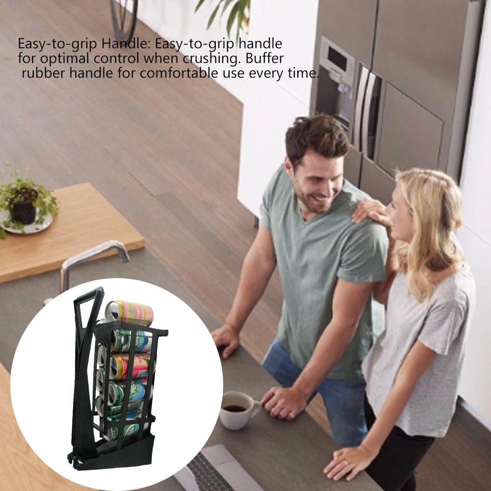 Trituradora de latas de aluminio para el hogar, herramientas de cocina para reciclaje de latas de cerveza, Soda, 12oz, montado en la pared, trituradora dispensadora
