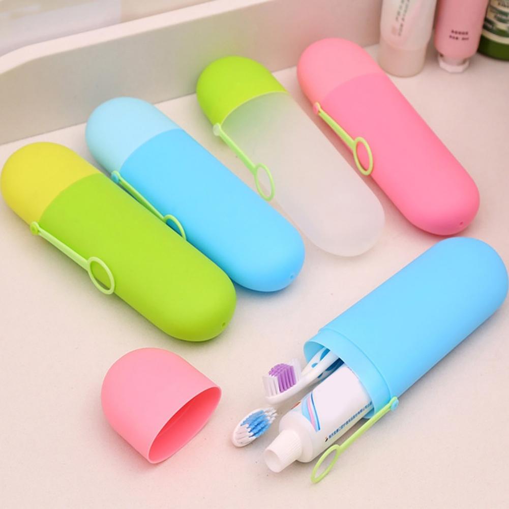Travel Portable Toothbrush Toothpaste Case Holder Box Container Hiking Camping Toothbrush Storage Box Toothpaste Organizer