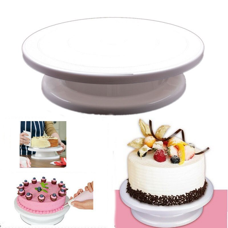 Taart Kwartelplaat Revolving Cake Sugarcraft Turntable Decoratie Stand Platform Bakken Gereedschap