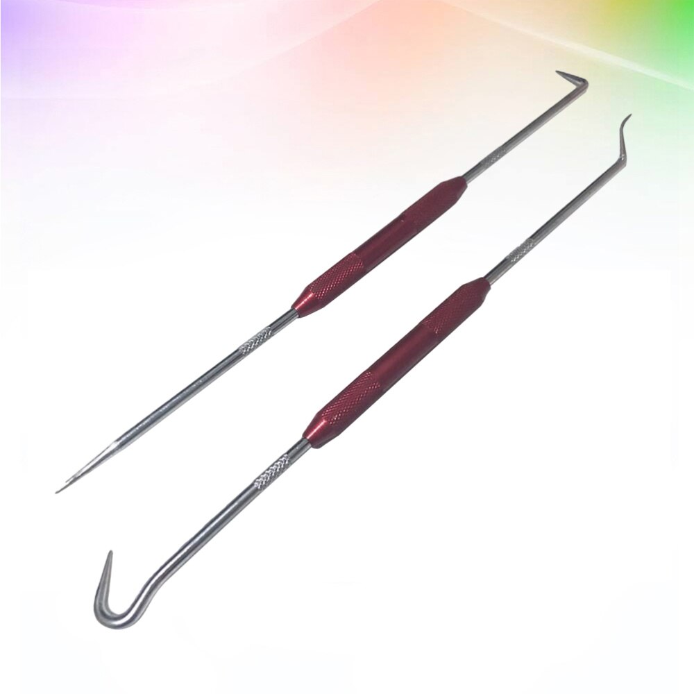 2pcs Oil Seal Puller Aluminum Alloy Handle Oil Seal Puller Remover Repari Tool Hand Tool for Car Vehicle