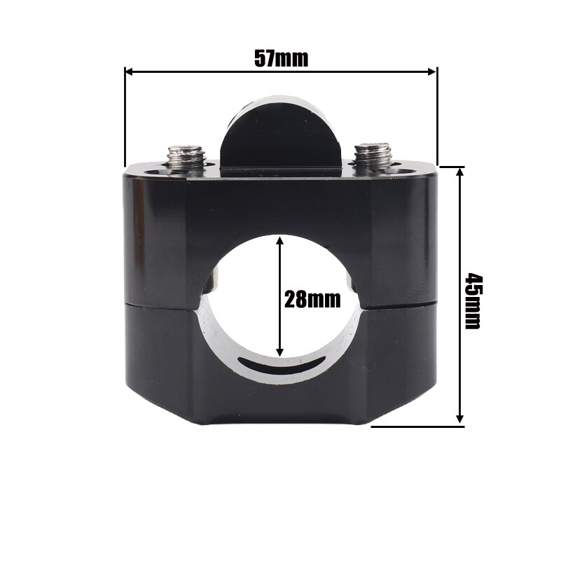 Motorcycle 1 1/8" CNC Aluminum Handlebar Risers 22mm Change 28mm Adjustable Fat Bar Clamps For Dirt Pit Bike ATV Quad